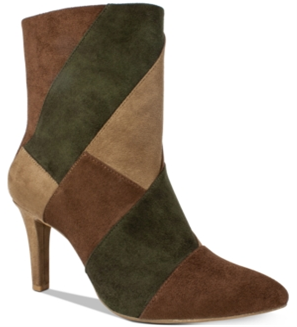 Botas Casilda de textura mista femininas Rialto, marrom, tamanho 10 M