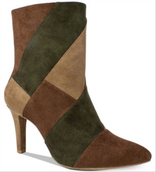 Botas Casilda de textura mista femininas Rialto, marrom, tamanho 10 M