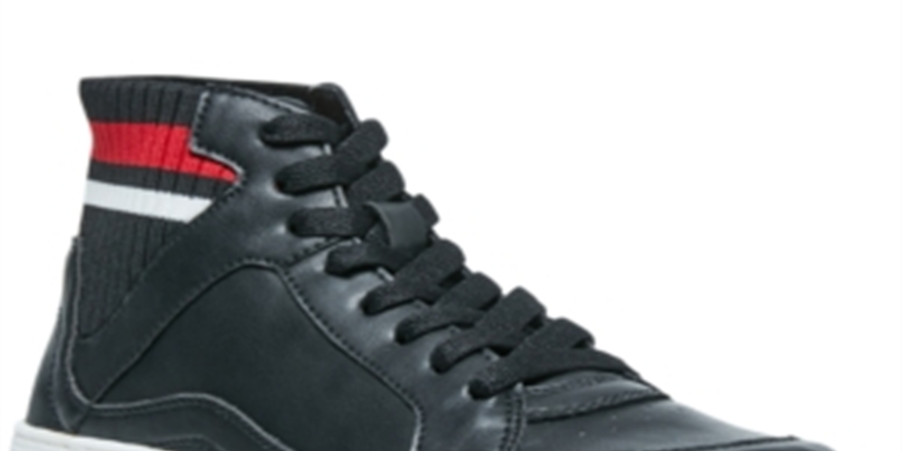 Tênis Madden Girl Bilijo Varsity Cano Alto Feminino Preto Tamanho 6,5