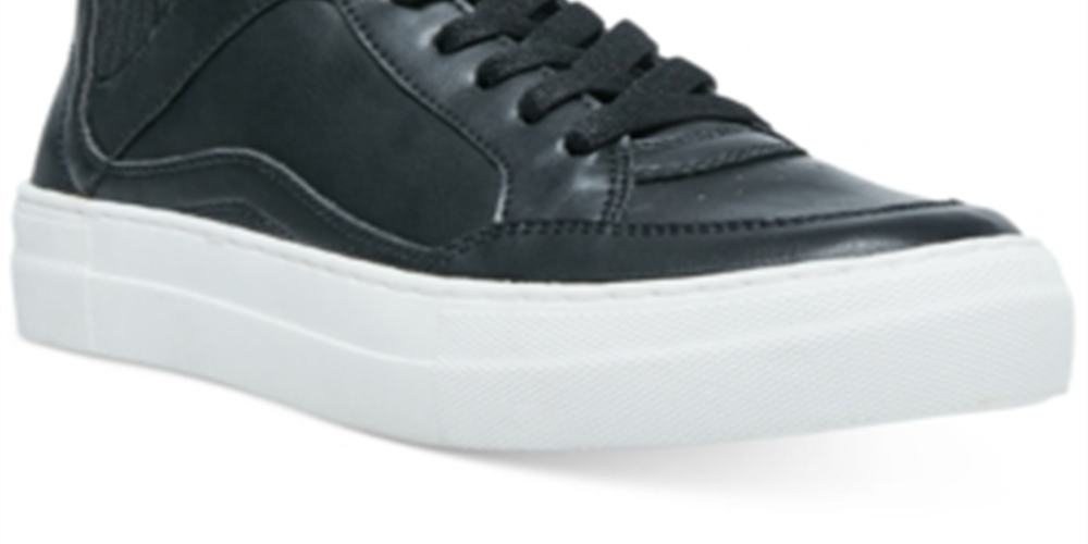 Tênis Madden Girl Bilijo Varsity Cano Alto Feminino Preto Tamanho 6,5