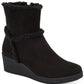 Botas de cano curto Jordanyy Wedge femininas Style &amp; Co, pretas, tamanho 5,5 M