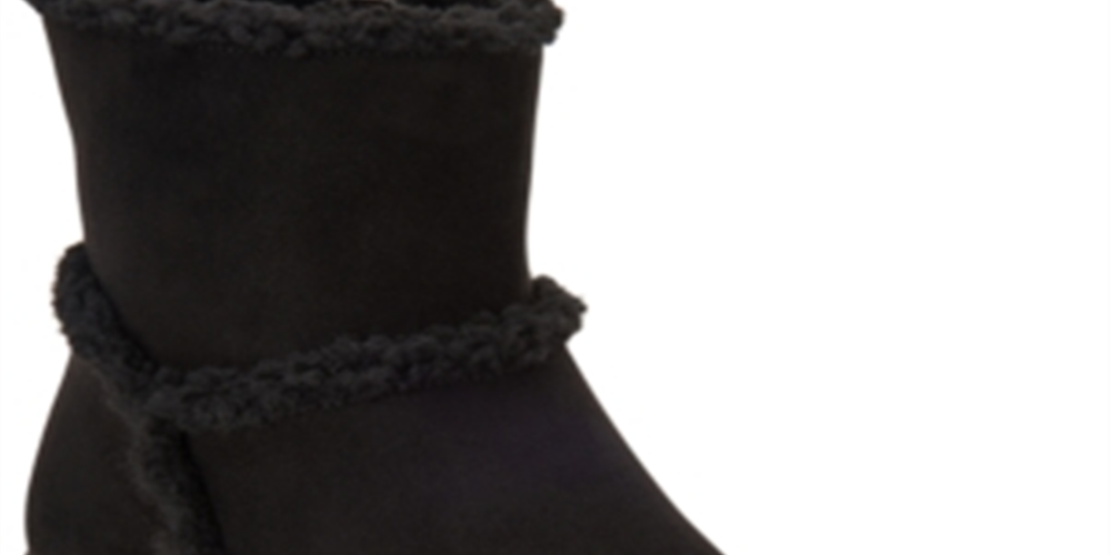 Botas de cano curto Jordanyy Wedge femininas Style &amp; Co, pretas, tamanho 5,5 M