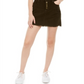 Minissaia de veludo cotelê com bainha crua Indigo Rein Junior, verde, tamanho 7