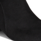 Botas femininas de camurça FloriannL com bico amendoado e salto alto, da INC International Concepts, tamanho 1,5, pretas