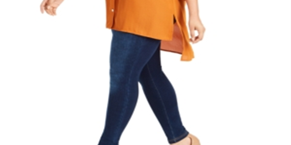 Blusa feminina plus size gola Y alta e baixa, tamanho 1XL, marrom, da coleção NY