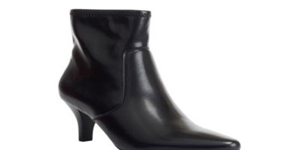 Botas de cano curto Noria femininas Impo, pretas, tamanho 9,5 M