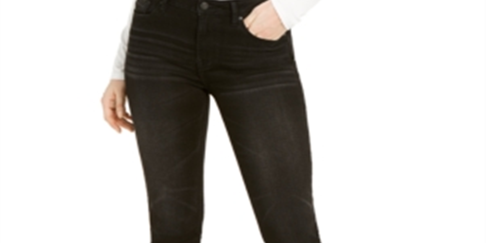 Calça jeans skinny Vigoss Marley feminina, preta, tamanho 27