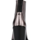 Botas sociais femininas Kenneth Cole New York West Side, tamanho 10 M, prateadas