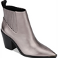 Botas sociais femininas Kenneth Cole New York West Side, tamanho 10 M, prateadas
