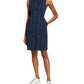 Vestido tubinho jeans listrado Nanette Lepore feminino, azul, tamanho 2