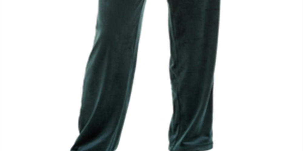 Calça reta feminina Calvin Klein azul tamanho grande