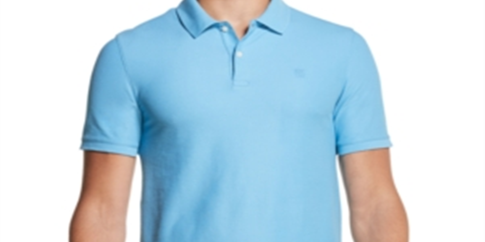 Camisa casual DKNY Stackble Regular Fit Masculina Azul Tamanho P