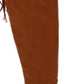 Botas femininas Kenneth Cole Reaction com zíper ajustável e conforto Corie, bico redondo, salto bloco, marrom, tamanho 8 M