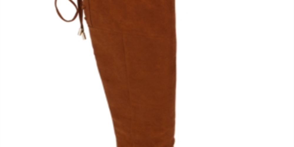 Botas femininas Kenneth Cole Reaction com zíper ajustável e conforto Corie, bico redondo, salto bloco, marrom, tamanho 8 M