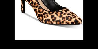 Alfani Jeules Couro Bico Fino Clássico Scarpin Feminino Marrom Tamanho 5 M