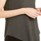 Camiseta Alfani Feminina Mescla Cinza Tamanho XS