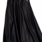 Vestido de baile infantil Blondie Nites com frente bordada e costas espartilho, preto, tamanho 9