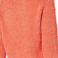 1.STATE Suéter texturizado aconchegante feminino laranja