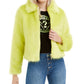 Jaqueta Guss Acid Queen Faux Fur Feminina Verde Tamanho Grande
