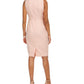 Vestido justo com detalhes Harper Rose para mulheres, rosa, tamanho 4