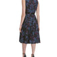 Vestido Tommy Hilfiger Feminino com Cinto Bordado, Ajuste e Flare, Preto, Tamanho 6