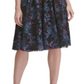 Vestido Tommy Hilfiger Feminino com Cinto Bordado, Ajuste e Flare, Preto, Tamanho 6