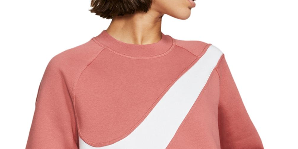 Moletom Nike Fitness Running Feminino Coral Tamanho X-G