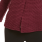 Jaqueta suéter texturizada feminina JM Collection para festa de fim de ano, roxa, tamanho XX-G