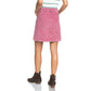 Minissaia de veludo cotelê Roxy Unforgettable Fall feminina, vermelha, tamanho médio