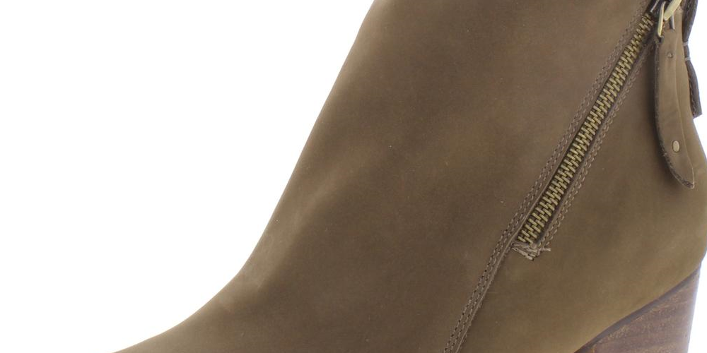Botas de couro femininas Aqua College, à prova d'água, com puxador traseiro, zíper confortável, bico redondo, salto bloco, zíper, tamanho 8,5 M