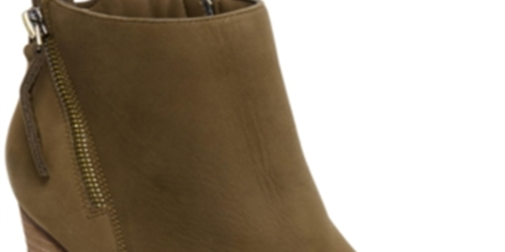 Botas de couro femininas Aqua College, à prova d'água, com puxador traseiro, zíper confortável, bico redondo, salto bloco, zíper, tamanho 8,5 M