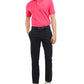Camisa polo masculina Tommy Hilfiger de algodão com ajuste clássico - rosa, tamanho XXL