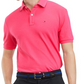 Camisa polo masculina Tommy Hilfiger de algodão com ajuste clássico - rosa, tamanho XXL