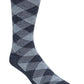 Meias Cole Haan Twist Plaid Masculinas Azuis Tamanho 7-12
