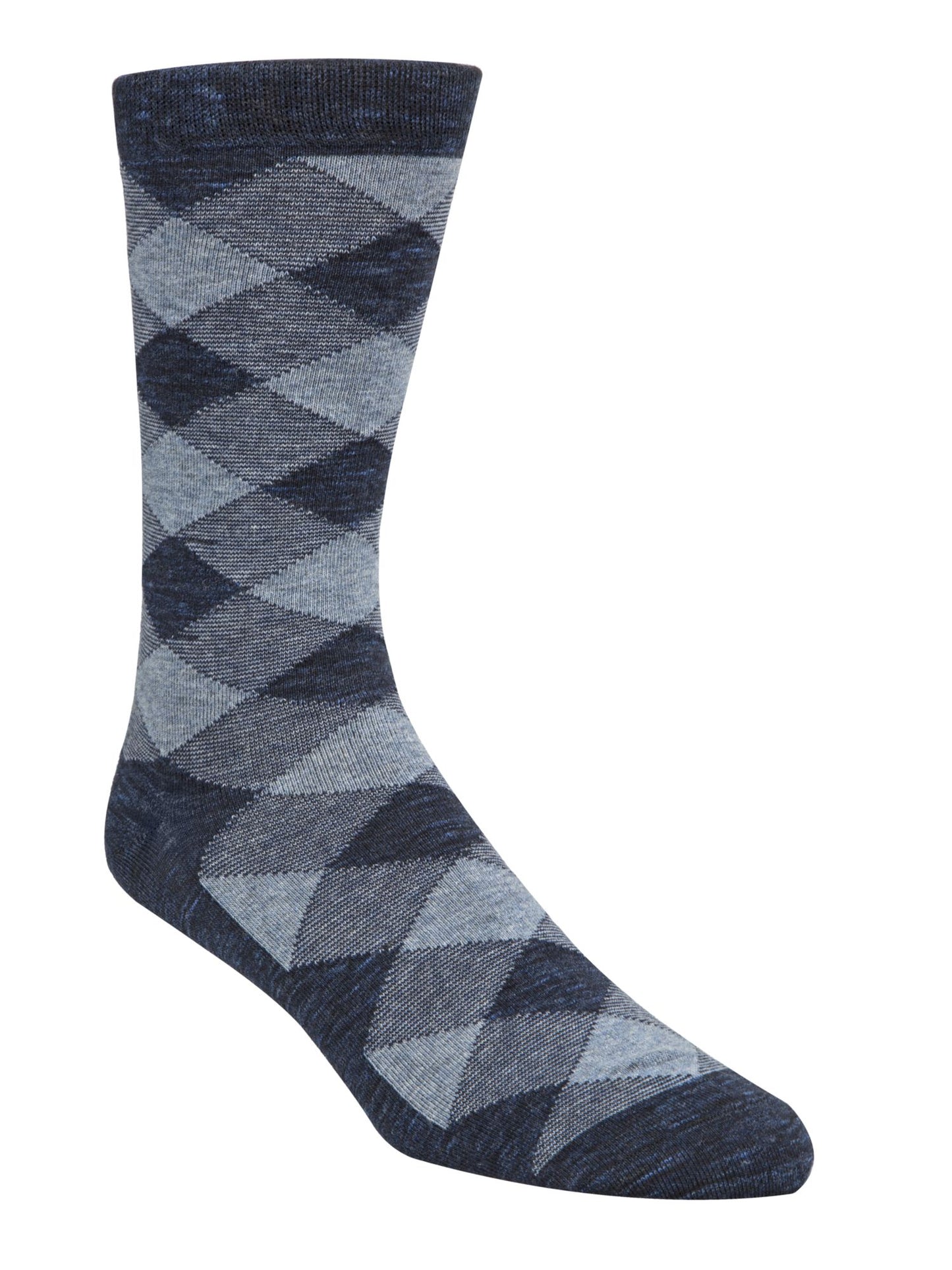 Meias Cole Haan Twist Plaid Masculinas Azuis Tamanho 7-12