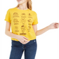 Camiseta Vila Sésamo Mad Engine Junior, tamanho médio, amarela