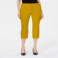Calça Capri Feminina Alfani Amarela Tamanho 2 Petite