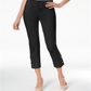Calça Capri Alfani Feminina com Cadarço Preta Tamanho 4 Petite