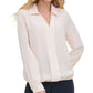 Tommy Hilfiger Blusa Feminina Gola Bolha Branca Tamanho P
