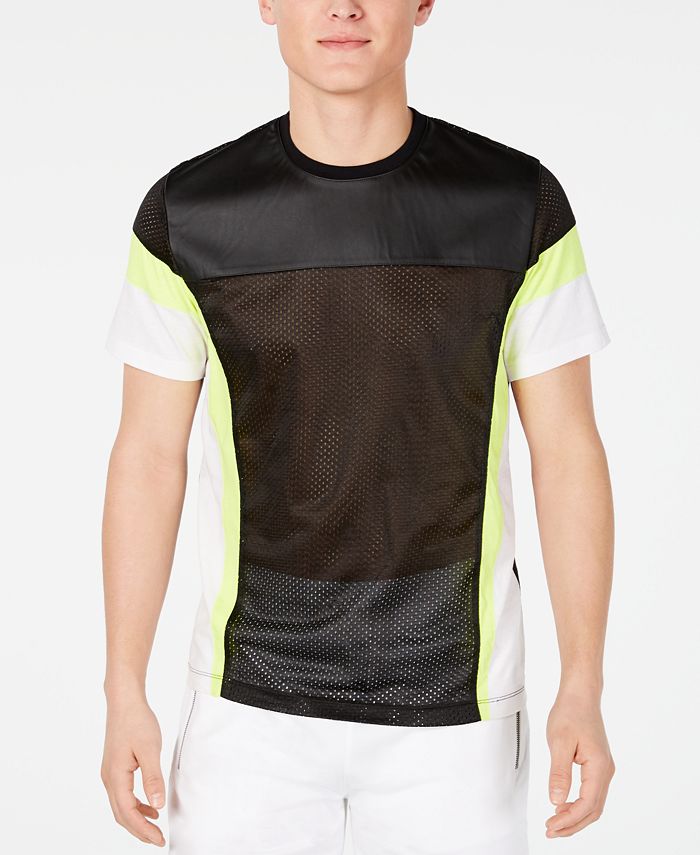 Camiseta masculina de couro sintético Sleep Walker Mesh da INC International Concepts, preta, tamanho XX-G