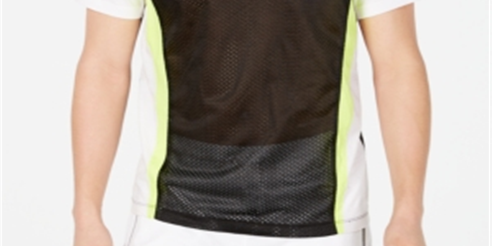 Camiseta masculina de couro sintético Sleep Walker Mesh da INC International Concepts, preta, tamanho XX-G