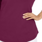 Camiseta feminina Karen Scott de algodão com cadarço, vermelha, tamanho grande