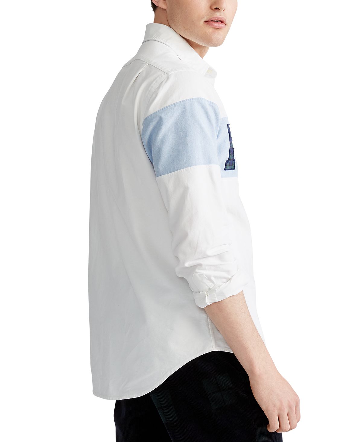 Camisa Ralph Lauren Masculina com Botões e Logotipo, Branca, Tamanho Pequeno