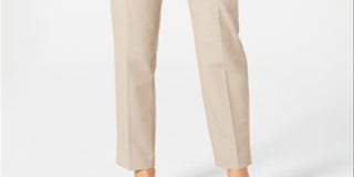 Calça feminina Charter Club Slim Fit, marrom, tamanho 10