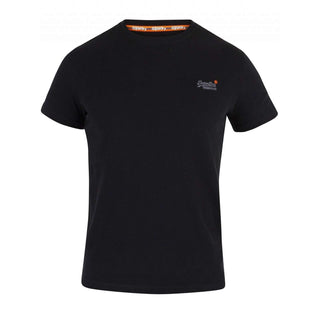 Camiseta Superdry Masculina Athletic Vintage Bordada Manga Curta Gola Redonda Preta Tamanho -G