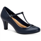 Giani Bernini Varinaa T-Strap Feminino - Azul Marinho Tamanho 11 M