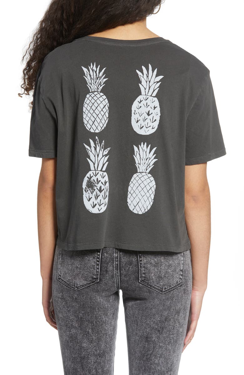 Camiseta Billabong Aloha Graphic Feminina Cinza Tamanho XS
