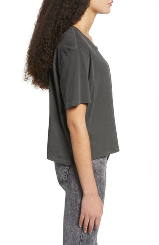 Camiseta Billabong Aloha Graphic Feminina Cinza Tamanho XS