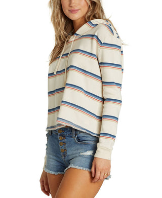 Billabong Short Story Hoodie Feminino Branco Tamanho P