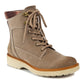 Botas Baretraps Adams com cadarço femininas, marrom, tamanho 10 M
